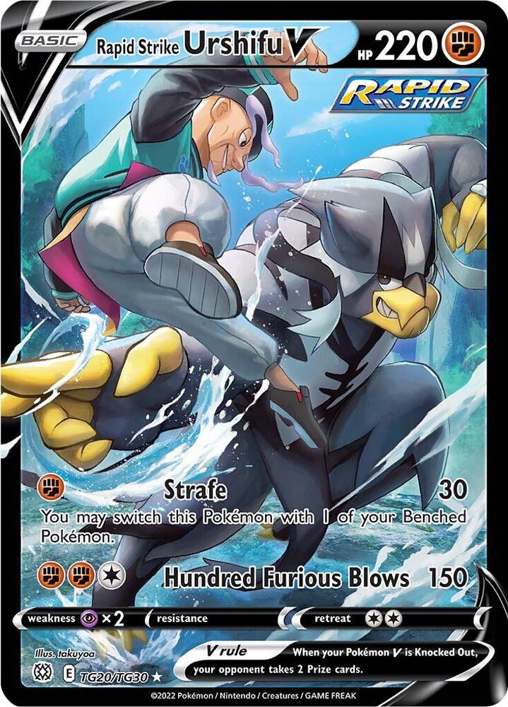 Rapid Strike Urshifu V TG20/TG30 (SWSH09: Brilliant Stars Trainer Gallery)  - Holofoil | Good Games Adelaide SA