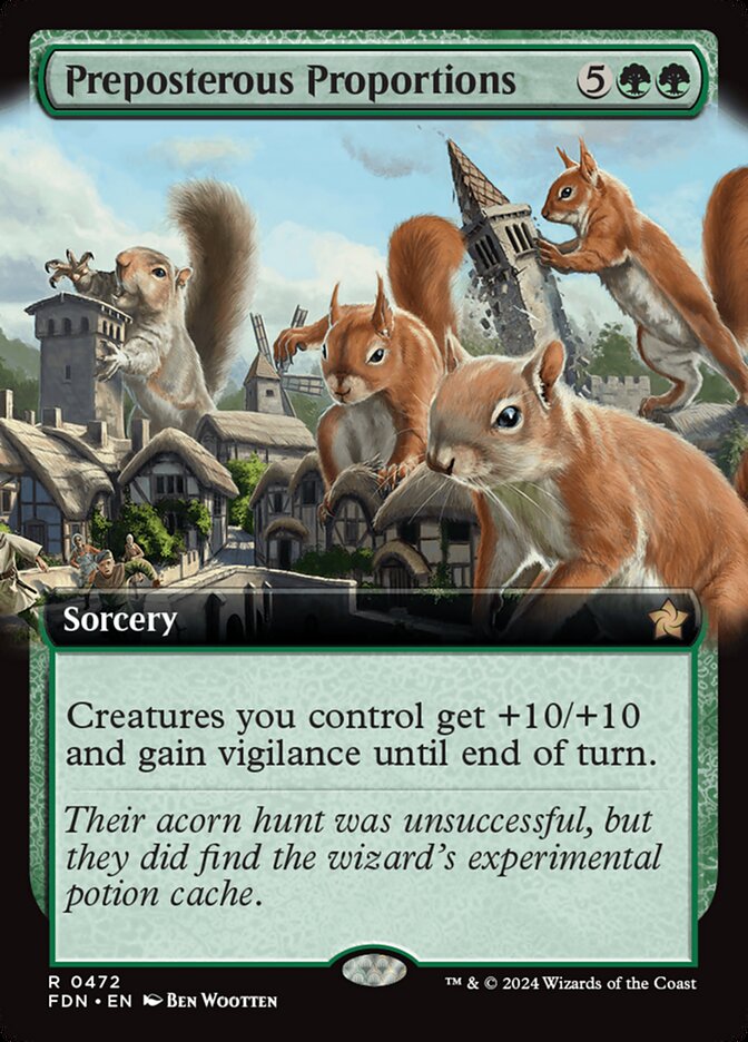 Preposterous Proportions 472 (Foundations)  - Foil | Good Games Adelaide SA