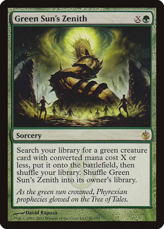 Green Sun's Zenith 81 (Mirrodin Besieged)  | Good Games Adelaide SA