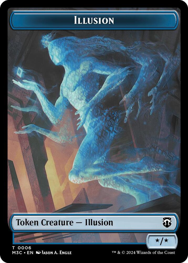 Illusion Servo Double Sided Token 6 // 33 (Commander: Modern Horizons 3)  | Good Games Adelaide SA