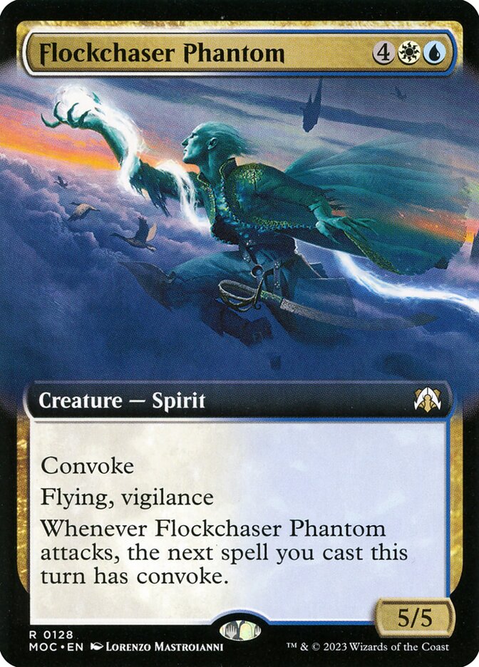 Flockchaser Phantom 128 (Commander: March of the Machine)  - Extended Art | Good Games Adelaide SA