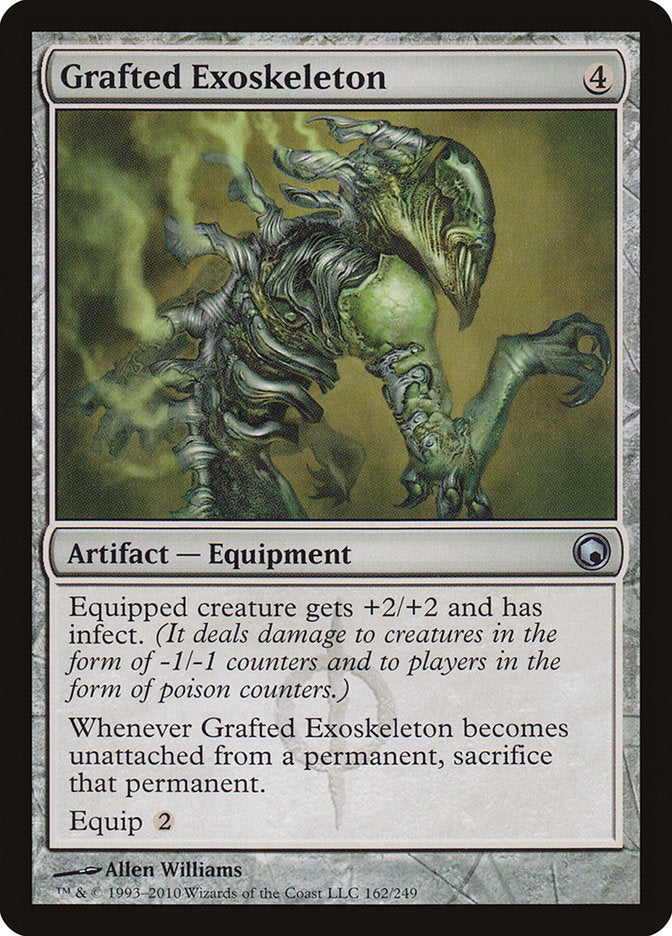 Grafted Exoskeleton 162 (Scars of Mirrodin)  - Foil | Good Games Adelaide SA