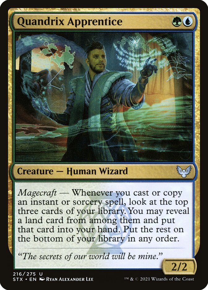 Quandrix Apprentice 216 (Strixhaven: School of Mages)  - Foil | Good Games Adelaide SA