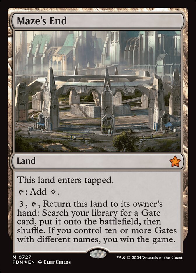 Maze's End 727 (Foundations)  - Foil | Good Games Adelaide SA