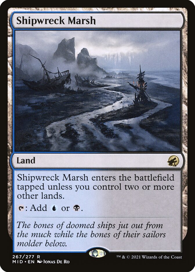 Shipwreck Marsh 267 (Innistrad: Midnight Hunt)  - Foil | Good Games Adelaide SA