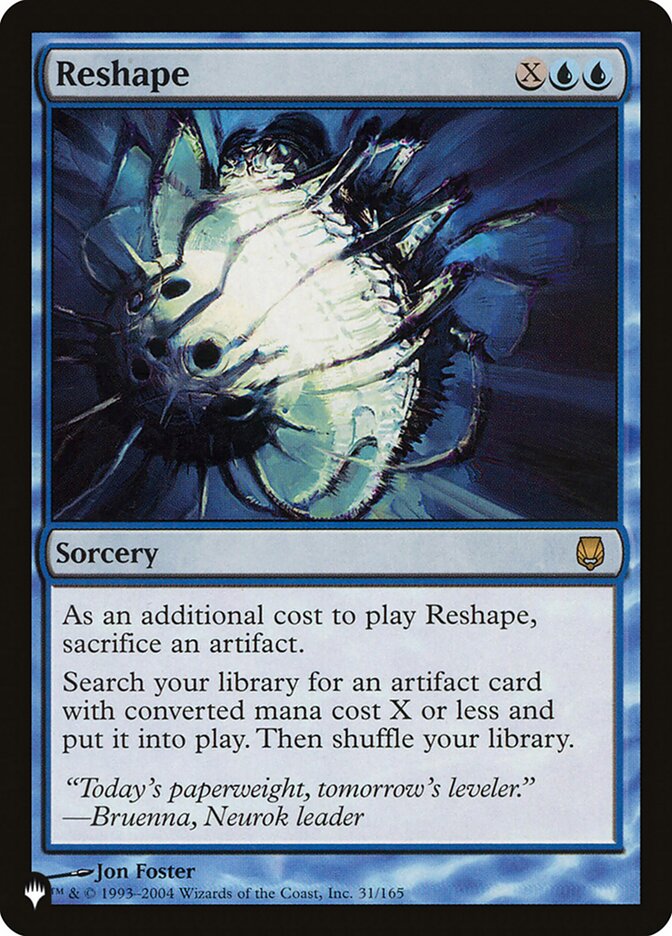 Reshape 31/165 (The List Reprints)  | Good Games Adelaide SA