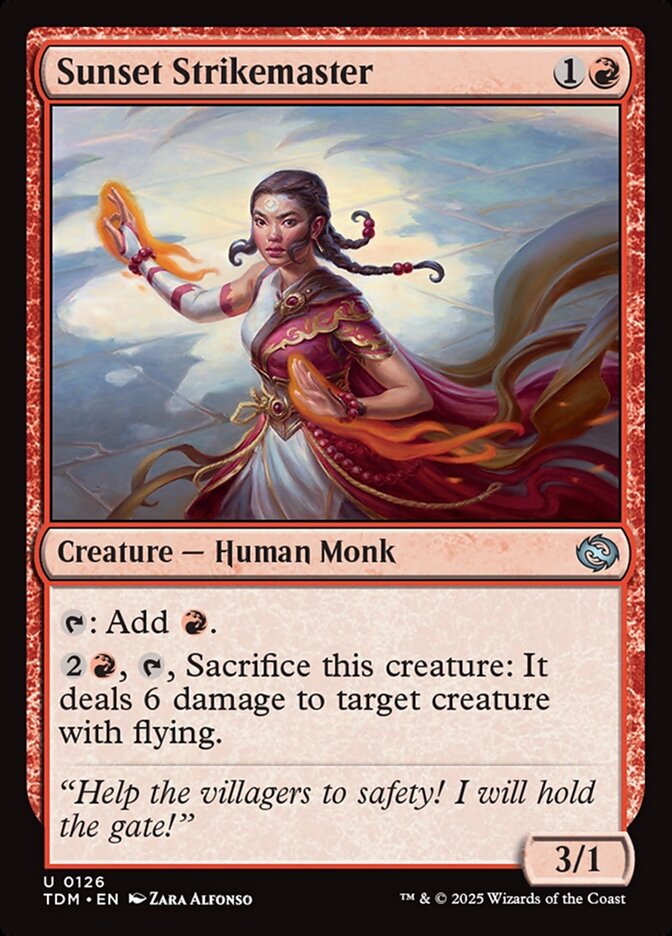 Sunset Strikemaster 126 (Tarkir: Dragonstorm)  | Good Games Adelaide SA