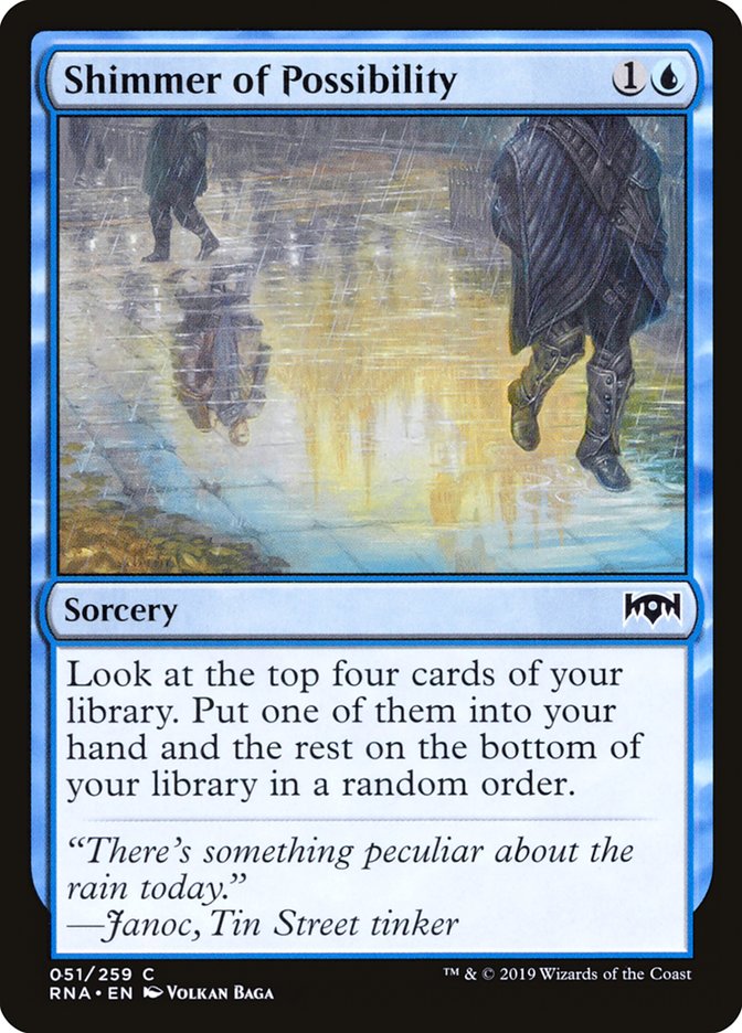 Shimmer of Possibility 51 (Ravnica Allegiance)  - Foil | Good Games Adelaide SA