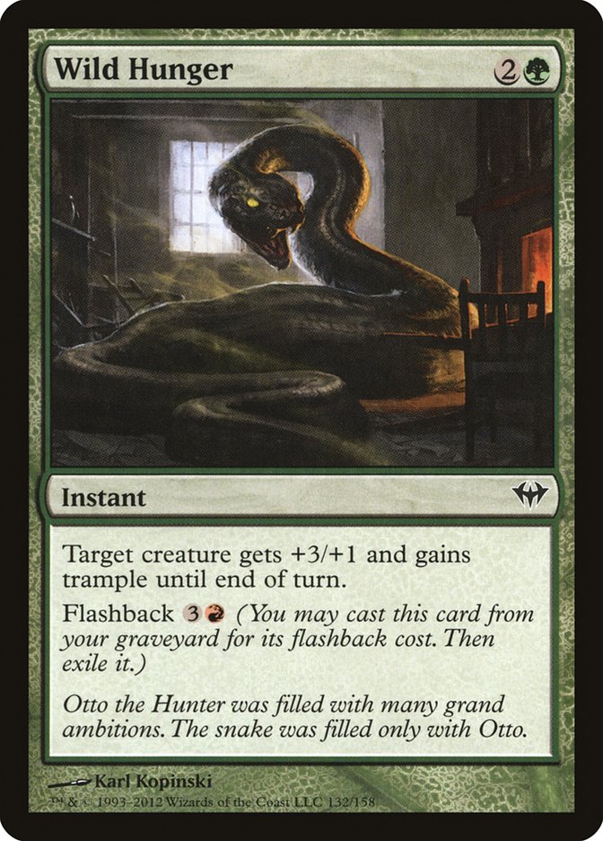 Wild Hunger 132 (Dark Ascension)  - Foil | Good Games Adelaide SA