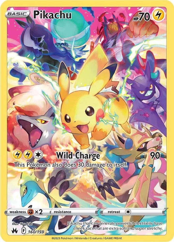 Pikachu Secret 160/159 (Crown Zenith)  - Holofoil | Good Games Adelaide SA