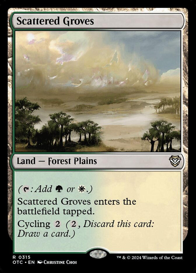 Scattered Groves 315 (Commander: Outlaws of Thunder Junction)  | Good Games Adelaide SA