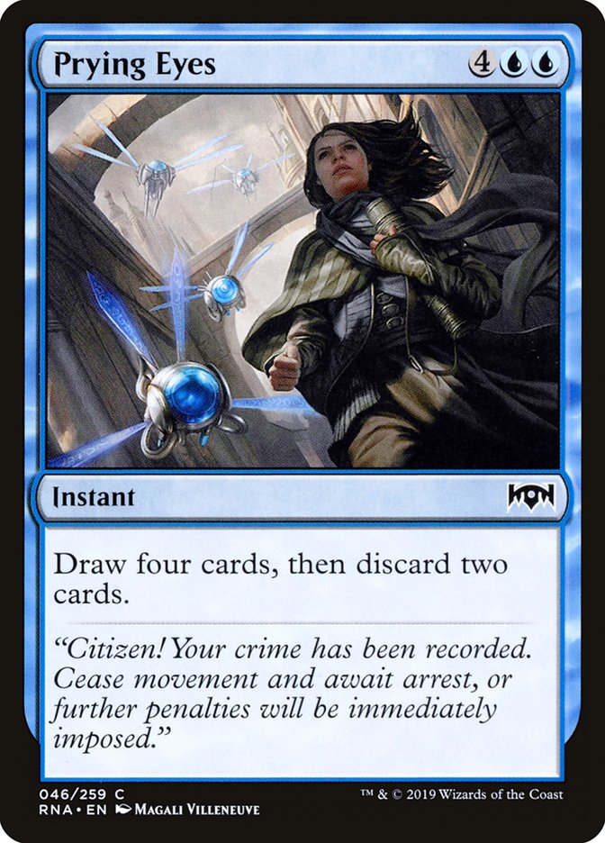 Prying Eyes 46 (Ravnica Allegiance)  - Foil | Good Games Adelaide SA