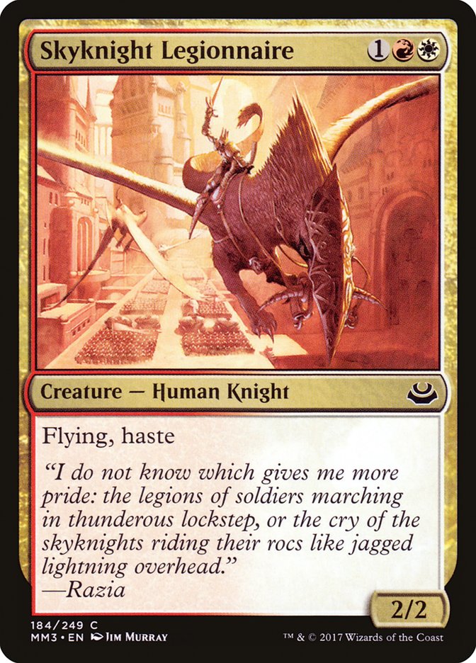 Skyknight Legionnaire 184 (Modern Masters 2017)  - Foil | Good Games Adelaide SA