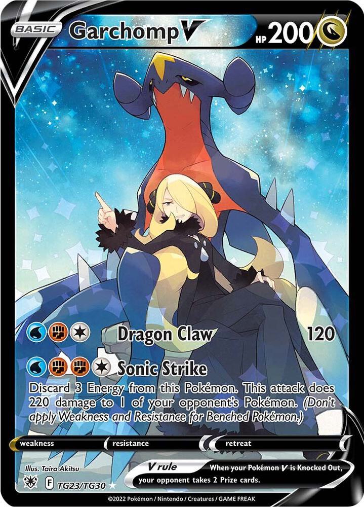 Garchomp V TG23/TG30 (SWSH10: Astral Radiance Trainer Gallery)  - Holofoil | Good Games Adelaide SA