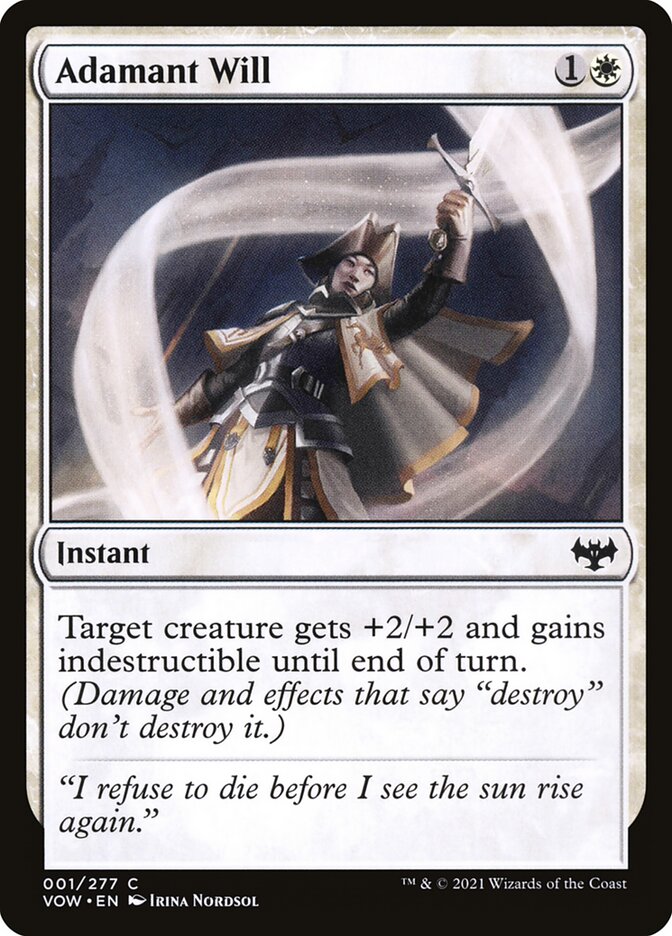 Adamant Will 1 (Innistrad: Crimson Vow)  | Good Games Adelaide SA