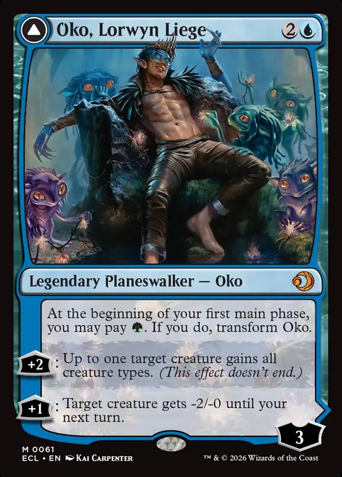 Oko, Lorwyn Liege // Oko, Shadowmoor Scion 61 (Lorwyn Eclipsed)  - Foil | Good Games Adelaide SA