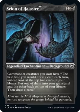 Scion of Halaster Foil Etched 498 (Commander Legends: Battle for Baldur's Gate)  - Foil | Good Games Adelaide SA