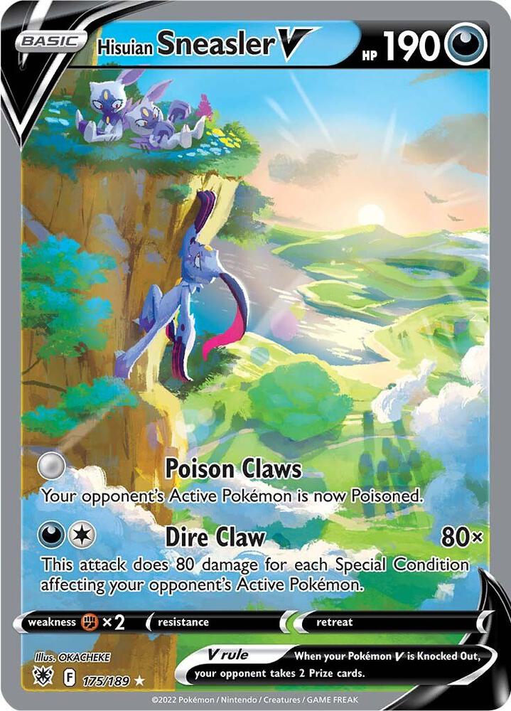 Hisuian Sneasler V Alternate Full Art 175/189 (SWSH10: Astral Radiance)  - Holofoil | Good Games Adelaide SA