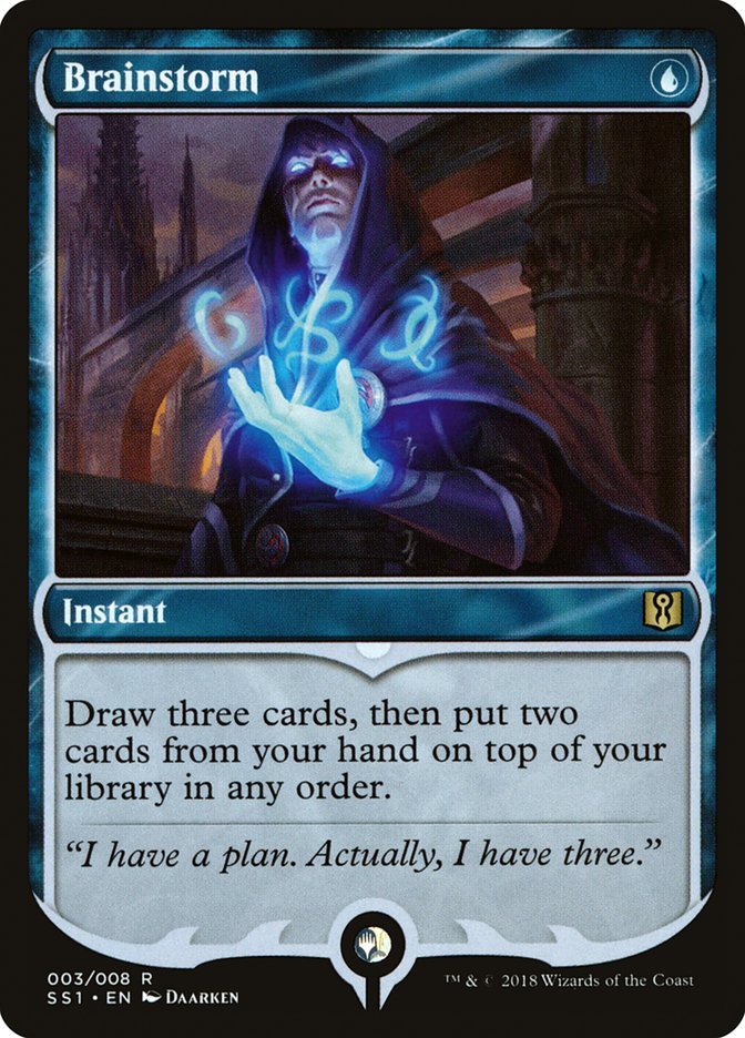 Brainstorm 3 (Signature Spellbook: Jace)  - Foil | Good Games Adelaide SA