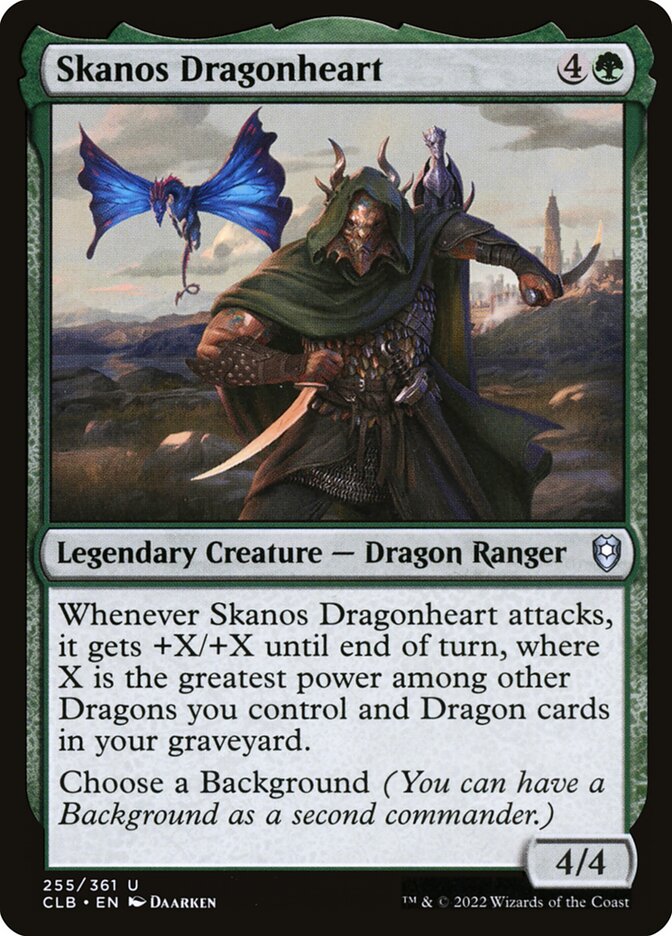Skanos Dragonheart 255 (Commander Legends: Battle for Baldur's Gate)  - Foil | Good Games Adelaide SA