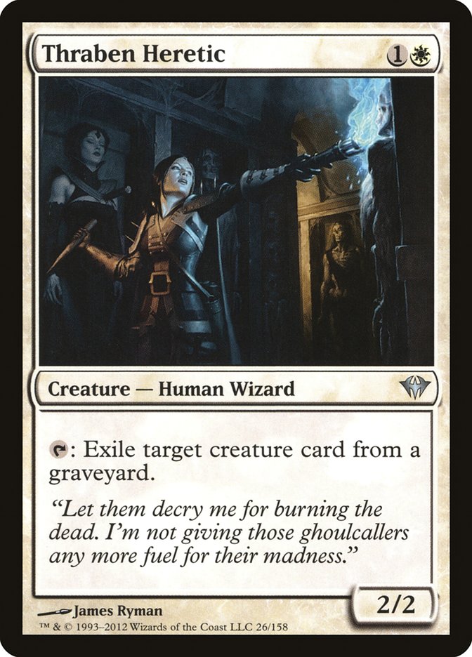 Thraben Heretic 26 (Dark Ascension)  - Foil | Good Games Adelaide SA