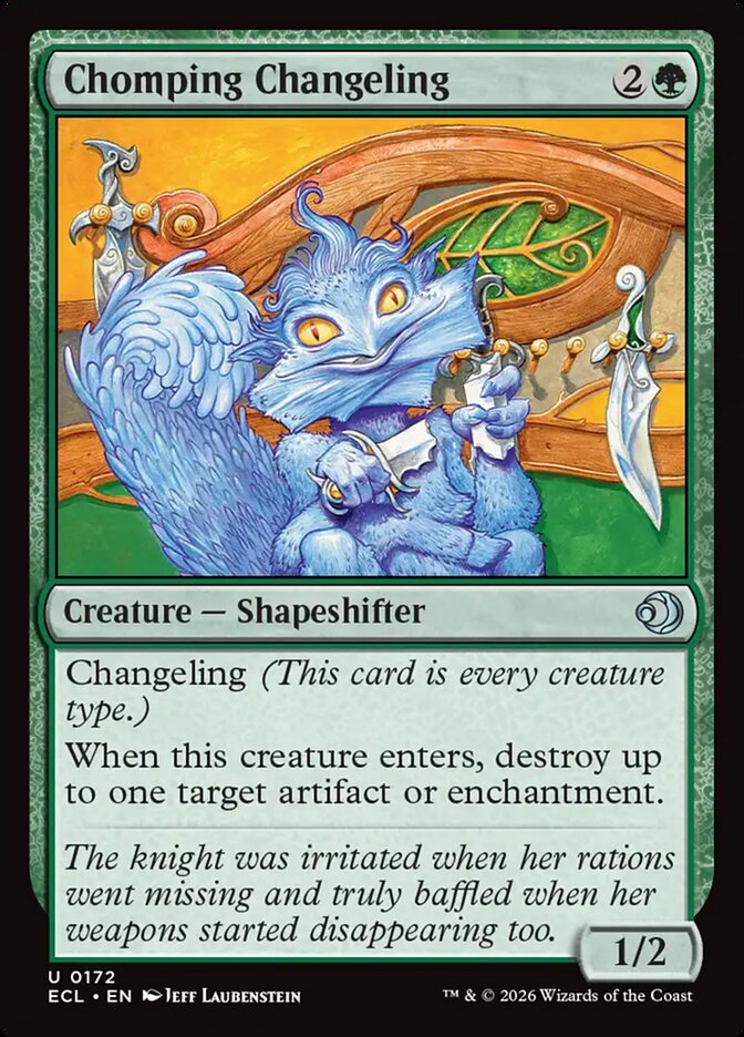 Chomping Changeling 172 (Lorwyn Eclipsed)  - Foil | Good Games Adelaide SA