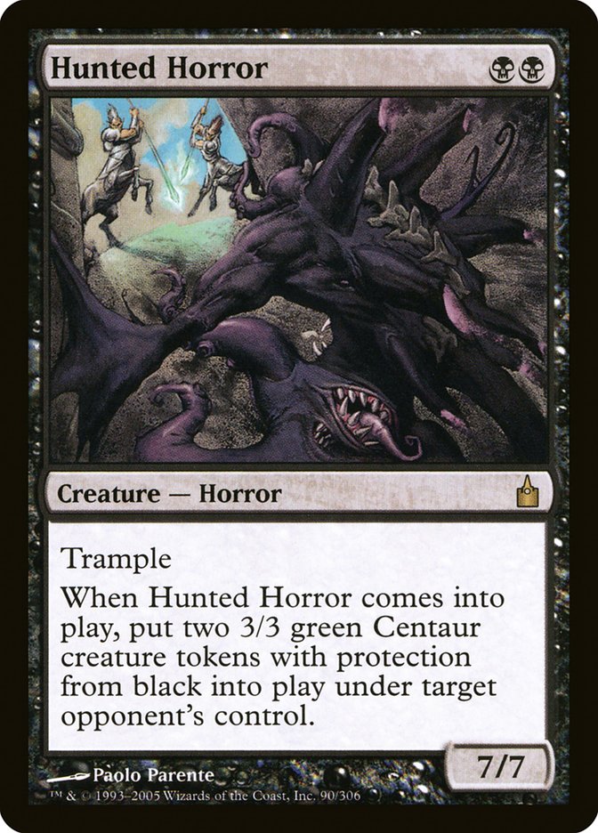 Hunted Horror 90/306 (Ravnica: City of Guilds)  | Good Games Adelaide SA