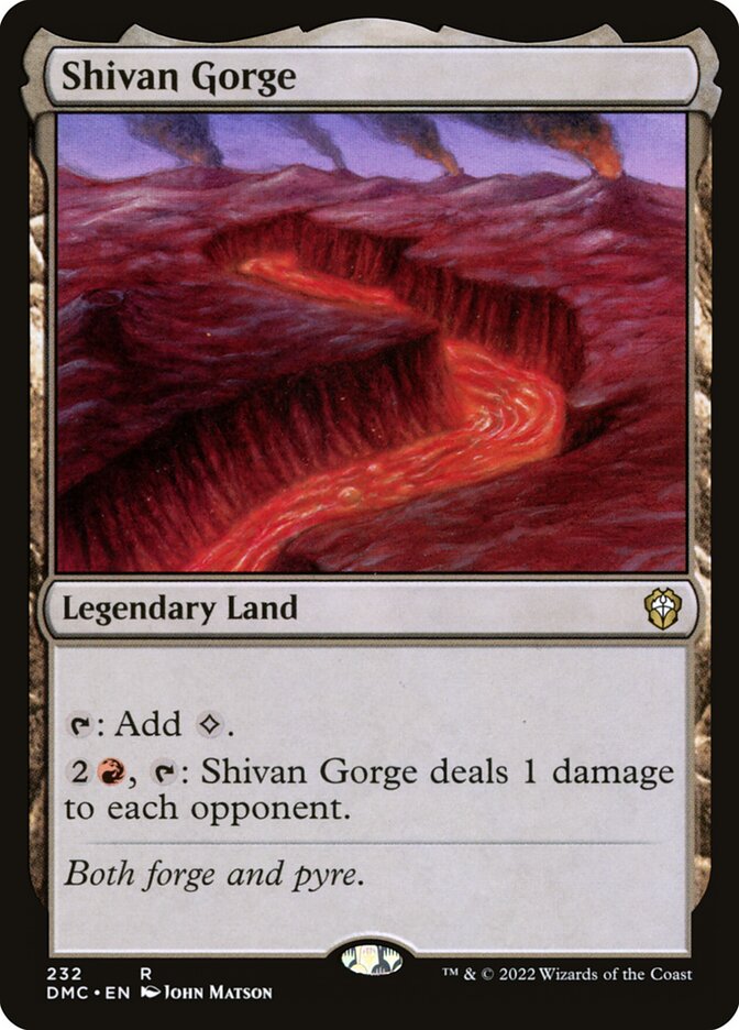 Shivan Gorge 232 (Commander: Dominaria United)  | Good Games Adelaide SA