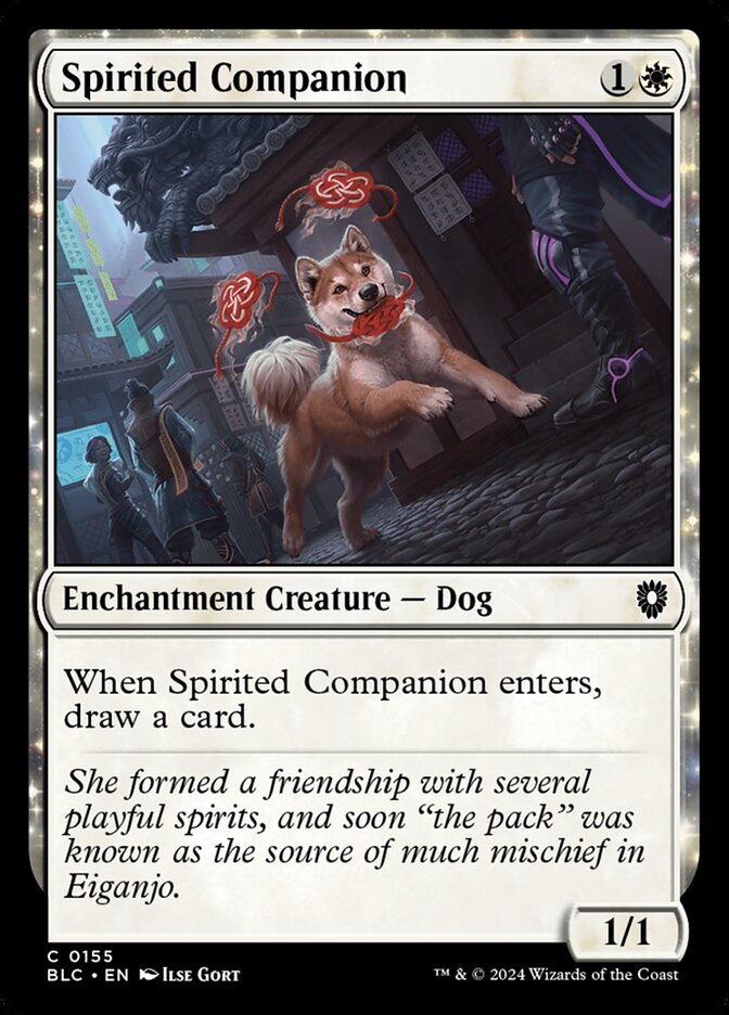 Spirited Companion 155 (Commander: Bloomburrow)  | Good Games Adelaide SA