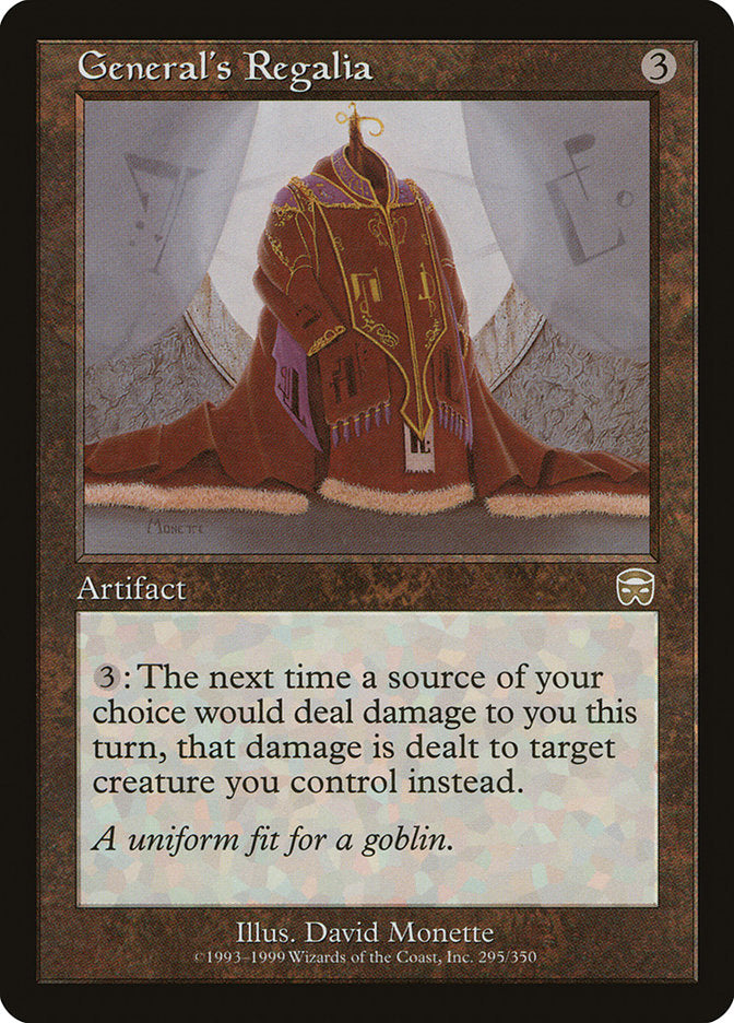 General's Regalia 295 (Mercadian Masques)  - Foil | Good Games Adelaide SA