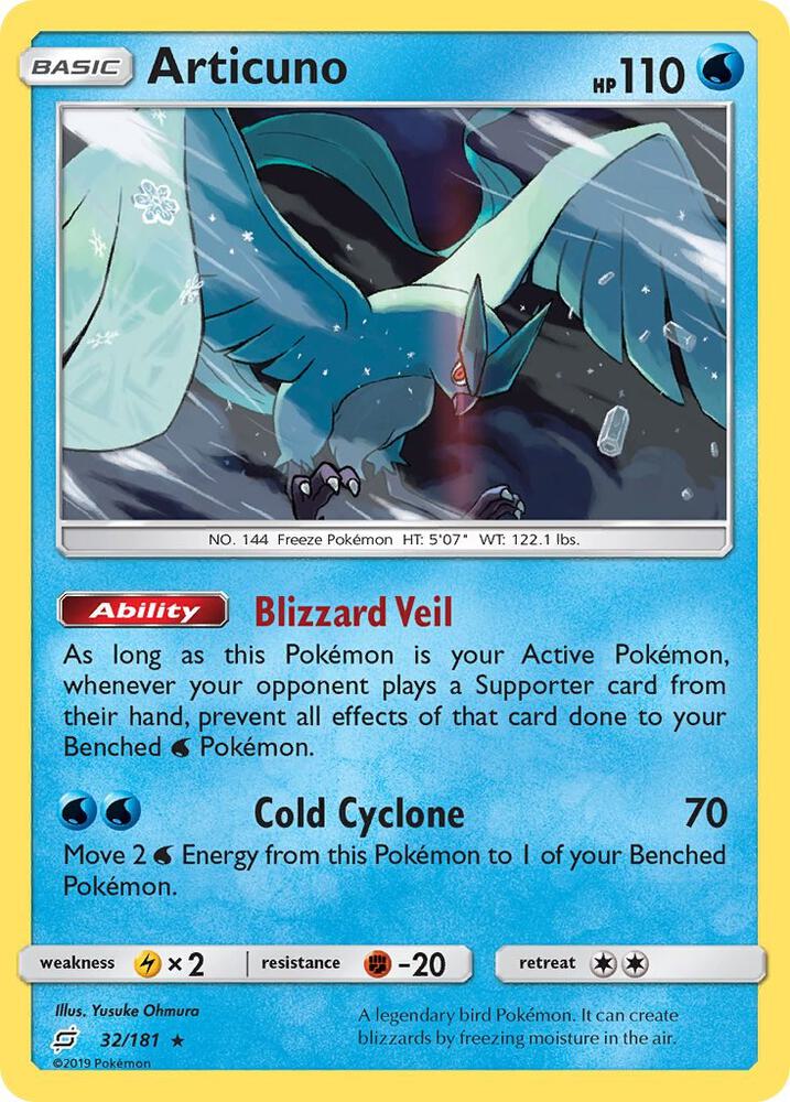Articuno 32/181 (SM - Team Up)  - Holofoil | Good Games Adelaide SA