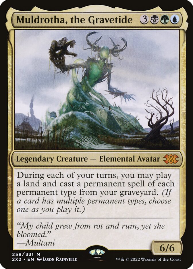Muldrotha, the Gravetide 258 (Double Masters 2022)  - Foil | Good Games Adelaide SA