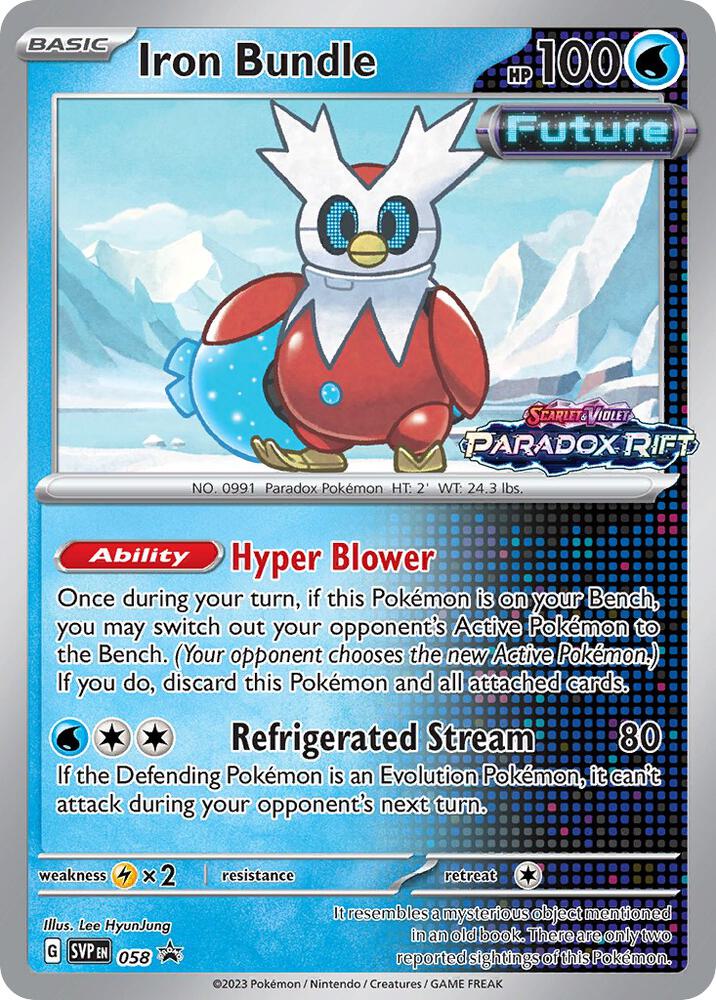 Iron Bundle Prerelease 058 (SV: Scarlet & Violet Promo Cards)  - Holofoil | Good Games Adelaide SA