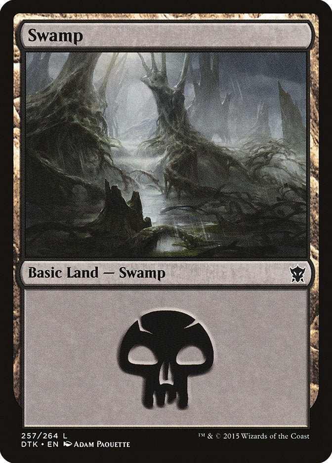 Swamp 257 (Dragons of Tarkir)  | Good Games Adelaide SA