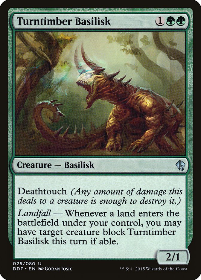 Turntimber Basilisk 25 (Duel Decks: Zendikar vs. Eldrazi)  | Good Games Adelaide SA
