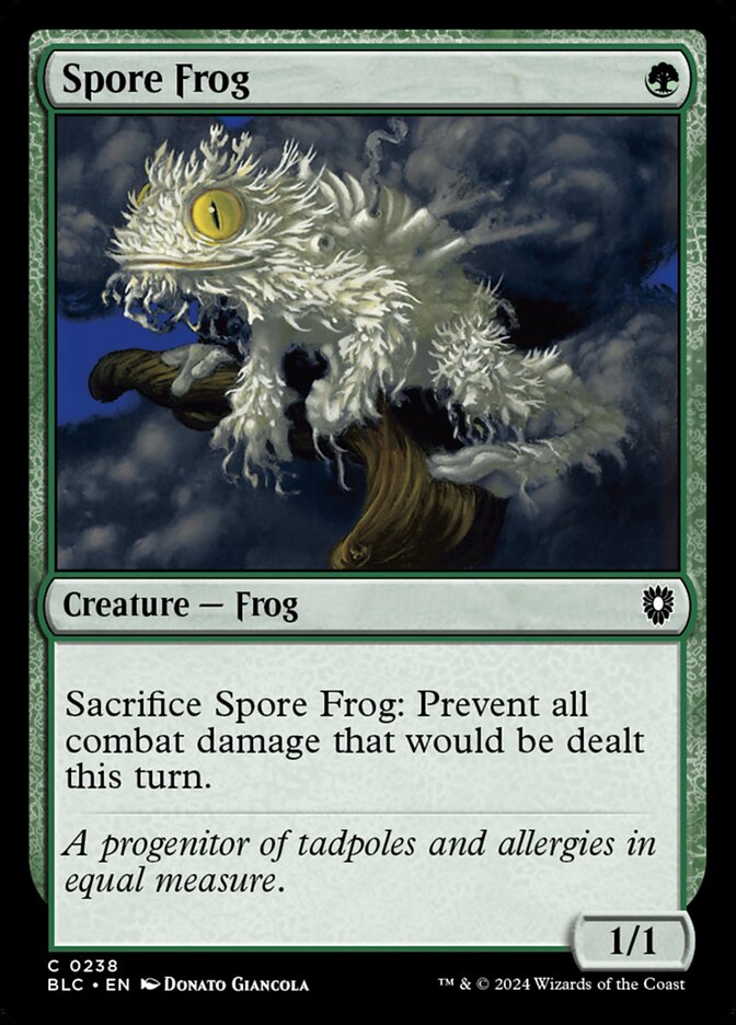 Spore Frog 238 (Commander: Bloomburrow)  | Good Games Adelaide SA