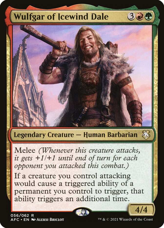 Wulfgar of Icewind Dale 56 (Commander: Adventures in the Forgotten Realms)  | Good Games Adelaide SA