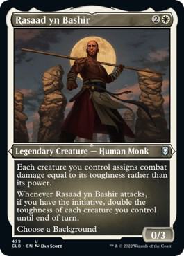 Rasaad yn Bashir Foil Etched 479 (Commander Legends: Battle for Baldur's Gate)  - Foil | Good Games Adelaide SA