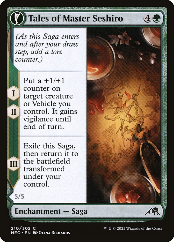 Tales of Master Seshiro // Seshiro's Living Legacy 210 (Kamigawa: Neon Dynasty)  | Good Games Adelaide SA