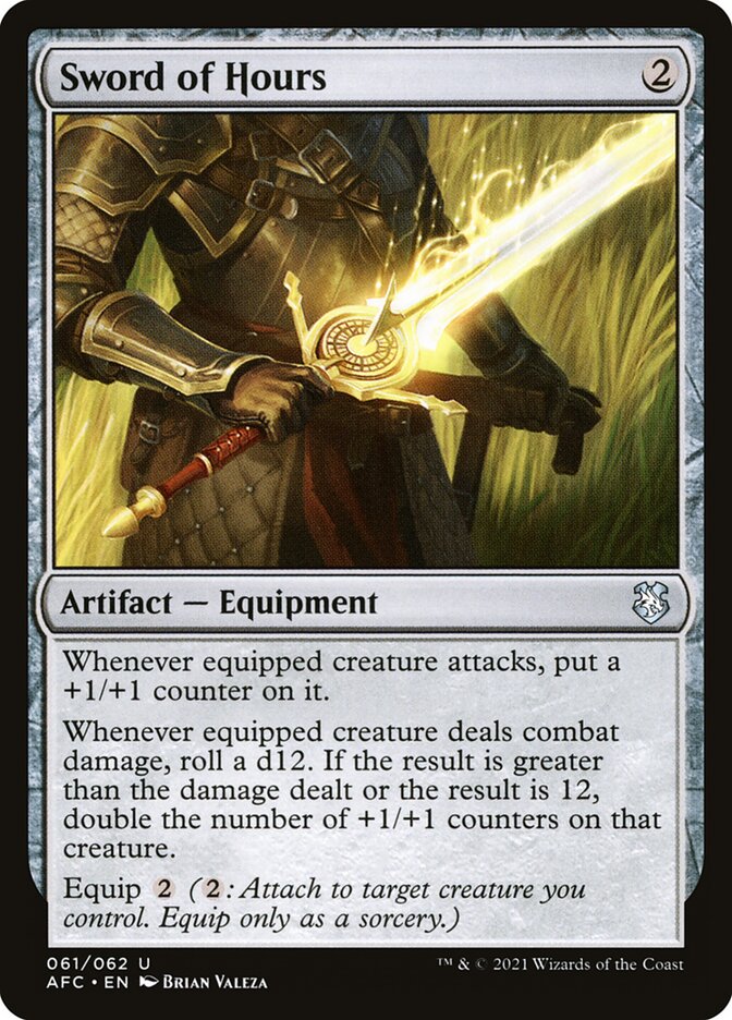 Sword of Hours 61 (Commander: Adventures in the Forgotten Realms)  | Good Games Adelaide SA