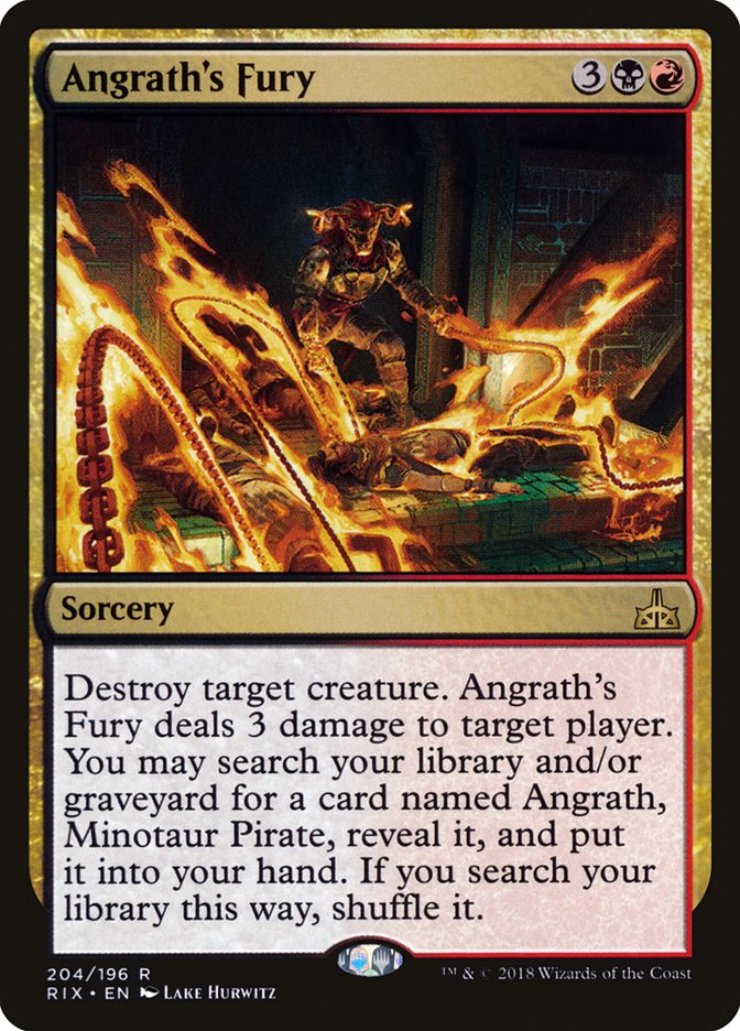 Angrath's Fury 204 (Rivals of Ixalan)  | Good Games Adelaide SA