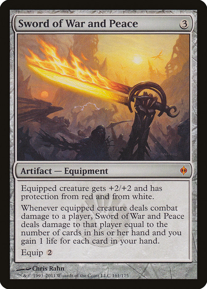 Sword of War and Peace 161 (New Phyrexia)  - Foil | Good Games Adelaide SA