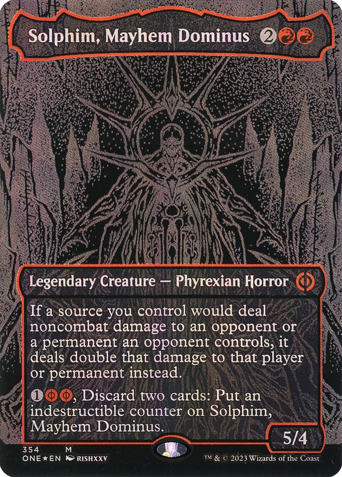 Solphim, Mayhem Dominus 354 (Phyrexia: All Will Be One)  - Foil | Good Games Adelaide SA