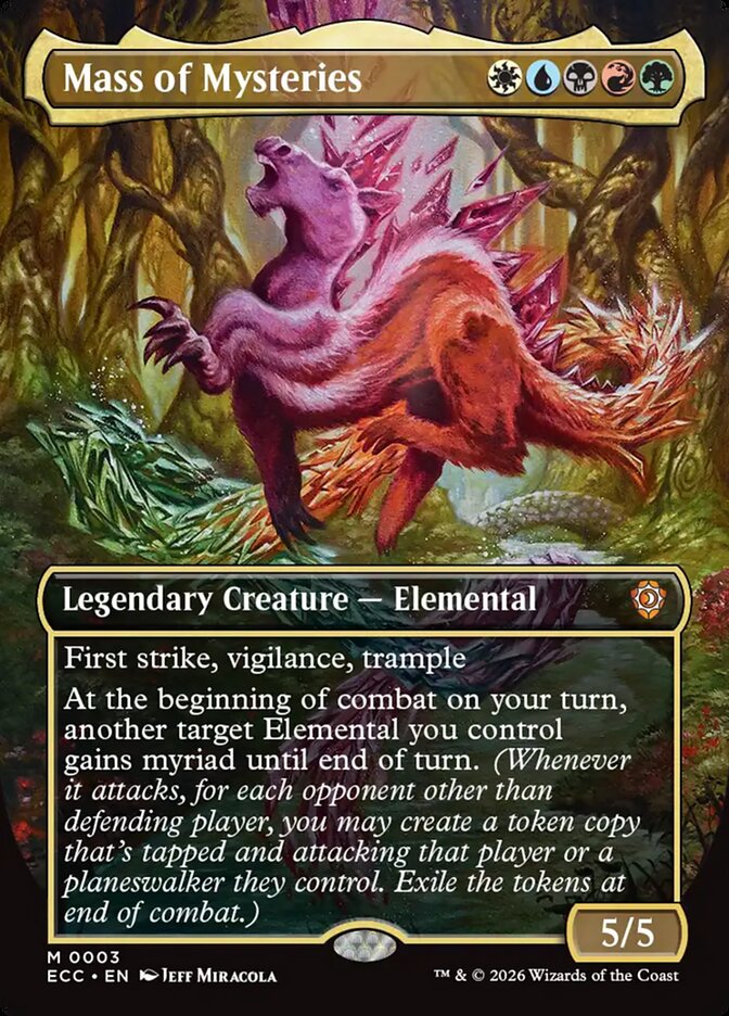 Mass of Mysteries Borderless 3 (Commander: Lorwyn Eclipsed)  | Good Games Adelaide SA