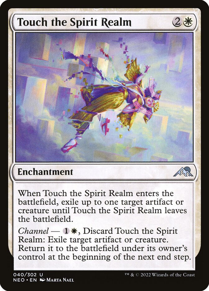 Touch the Spirit Realm 40 (Kamigawa: Neon Dynasty)  - Foil | Good Games Adelaide SA