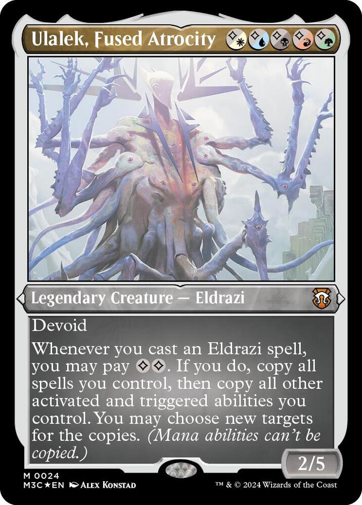 Ulalek, Fused Atrocity 24 (Commander: Modern Horizons 3)  - Foil | Good Games Adelaide SA