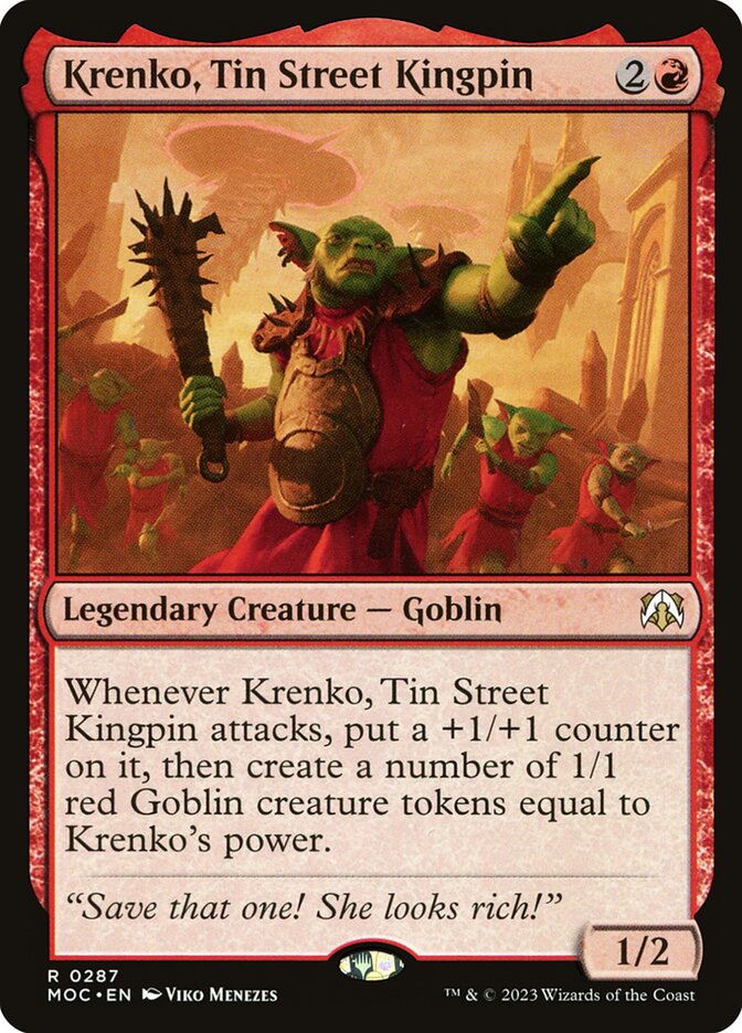 Krenko, Tin Street Kingpin 287 (Commander: March of the Machine)  | Good Games Adelaide SA