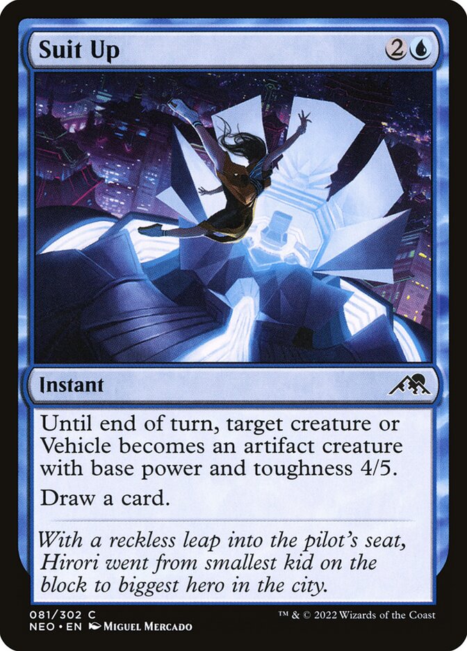 Suit Up 81 (Kamigawa: Neon Dynasty)  - Foil | Good Games Adelaide SA