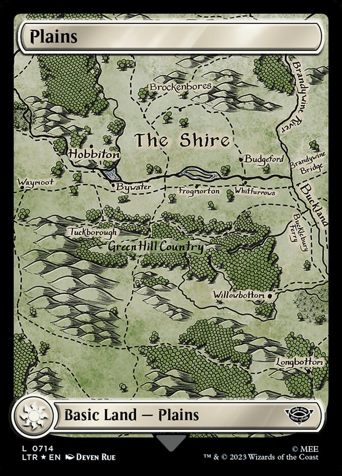 Plains 714 (Universes Beyond: The Lord of the Rings: Tales of Middle-earth)  - Foil | Good Games Adelaide SA
