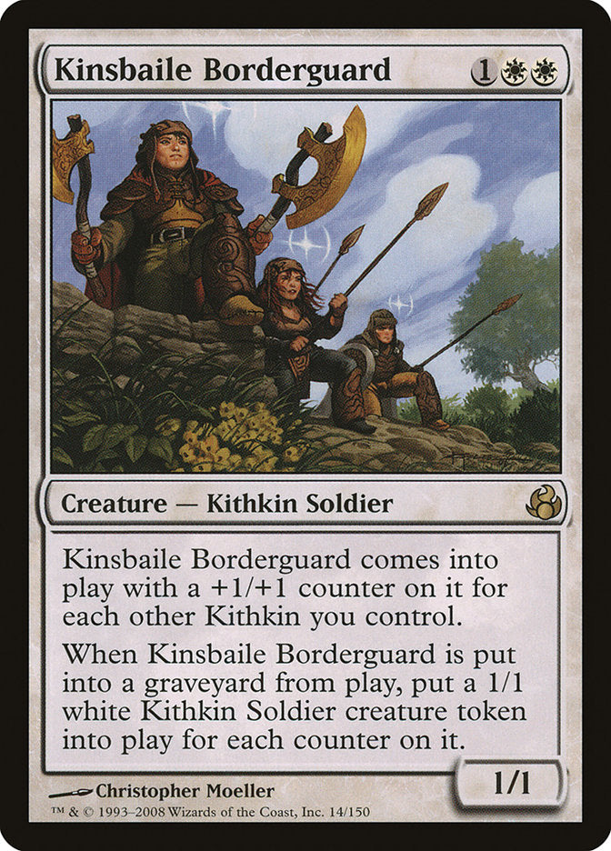 Kinsbaile Borderguard 14 (Morningtide)  - Foil | Good Games Adelaide SA